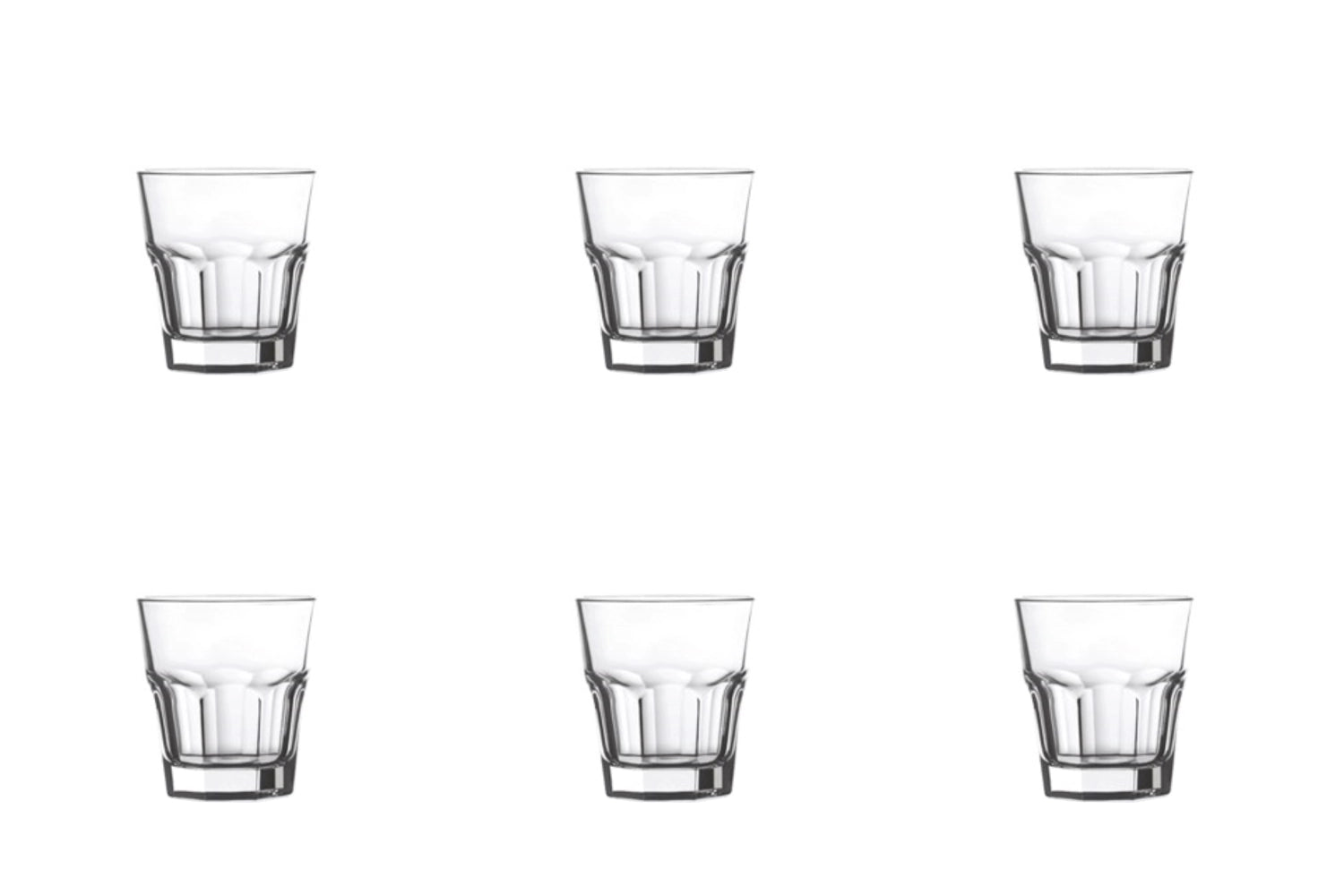 Elegantes 6er Set Casablanca Longdrinkgläser, 36cl, 12.2cm hoch, perfekt für Cocktails und erfrischende Getränke, stilvolles Design für jede Feier.
