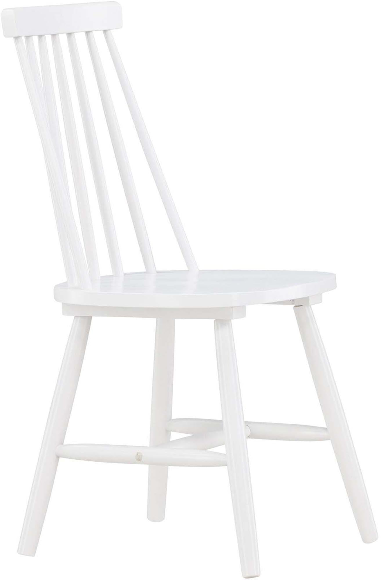 Lönneberga Esszimmerstuhl: Stilvoller Gummiholzstuhl mit ergonomischer Form, ideal für gesellige Abende und modernes Wohnen.