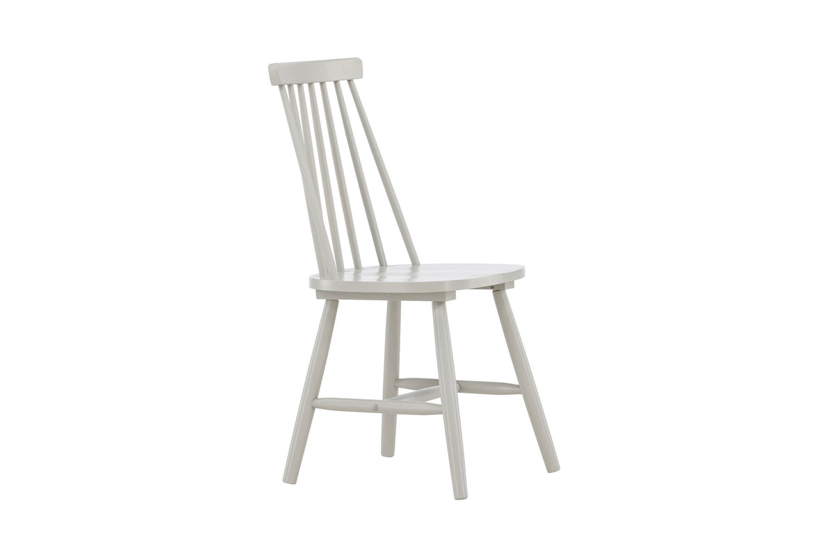 Lönneberga Esszimmerstuhl in Hellgrau präsentiert im Onlineshop von KAQTU Design AG. Stuhl ist von Venture Home