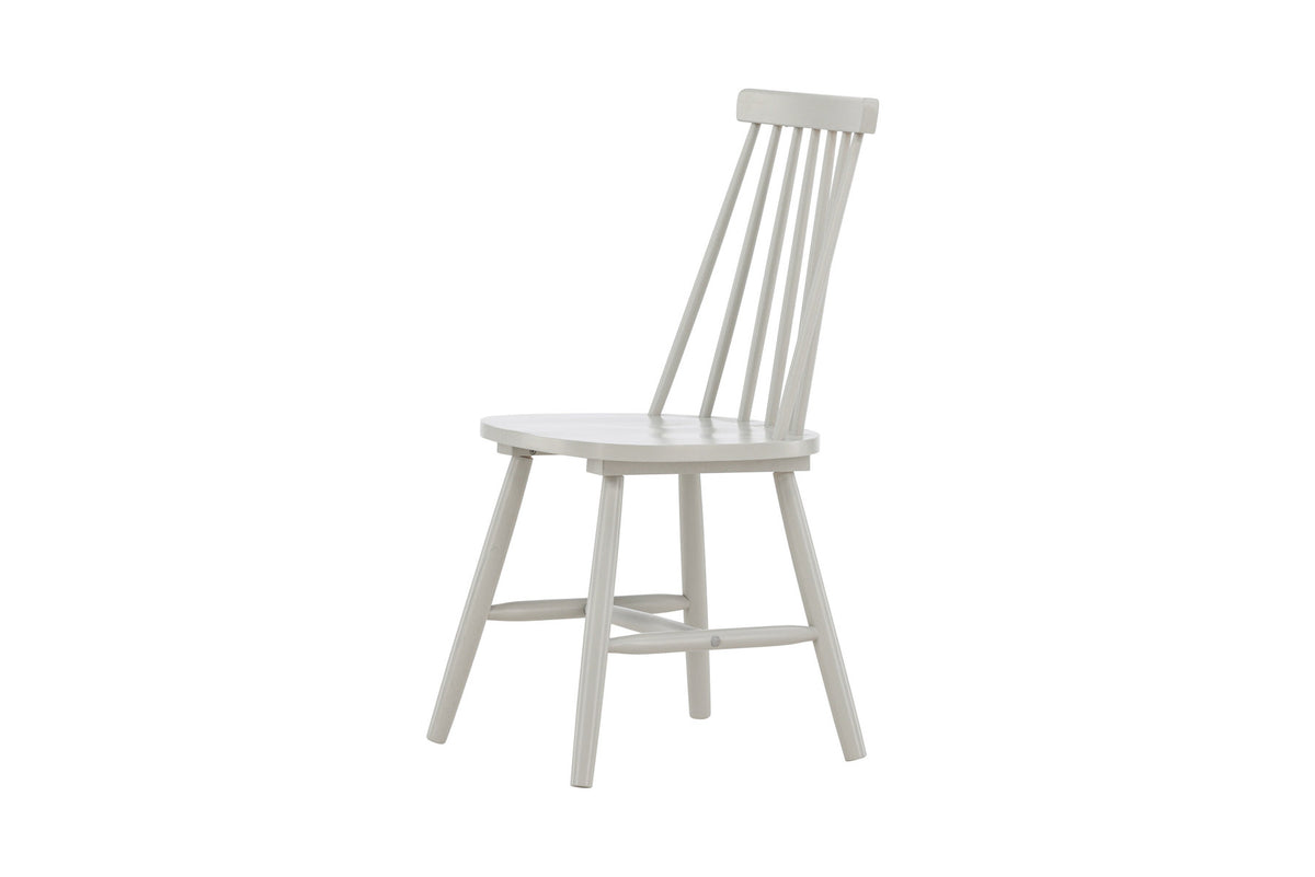 Lönneberga Esszimmerstuhl in Hellgrau präsentiert im Onlineshop von KAQTU Design AG. Stuhl ist von Venture Home