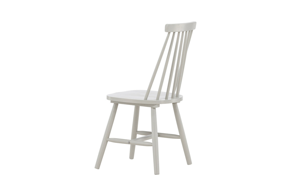Lönneberga Esszimmerstuhl in Hellgrau präsentiert im Onlineshop von KAQTU Design AG. Stuhl ist von Venture Home