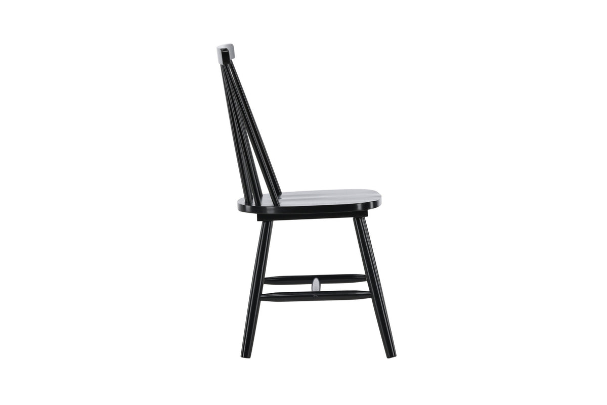 Lönneberga Esszimmerstuhl in Schwarz präsentiert im Onlineshop von KAQTU Design AG. Stuhl ist von Venture Home