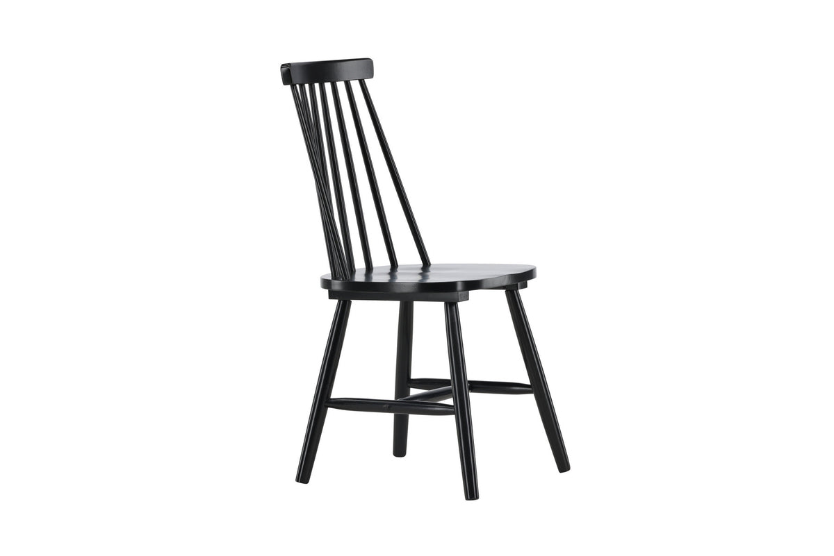 Lönneberga Esszimmerstuhl in Schwarz präsentiert im Onlineshop von KAQTU Design AG. Stuhl ist von Venture Home