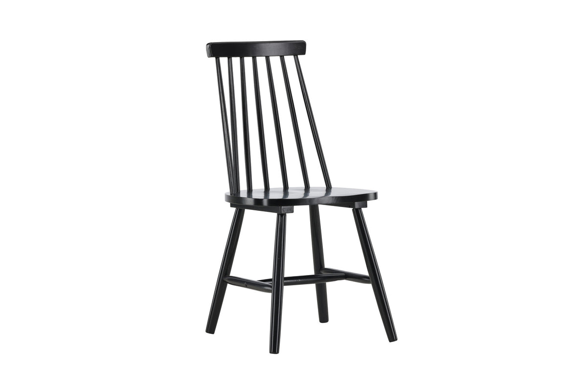 Lönneberga Esszimmerstuhl in Schwarz präsentiert im Onlineshop von KAQTU Design AG. Stuhl ist von Venture Home