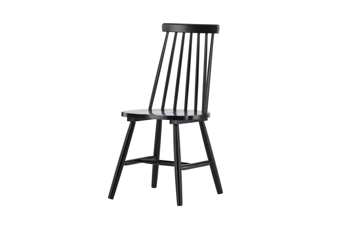 Lönneberga Esszimmerstuhl in Schwarz präsentiert im Onlineshop von KAQTU Design AG. Stuhl ist von Venture Home