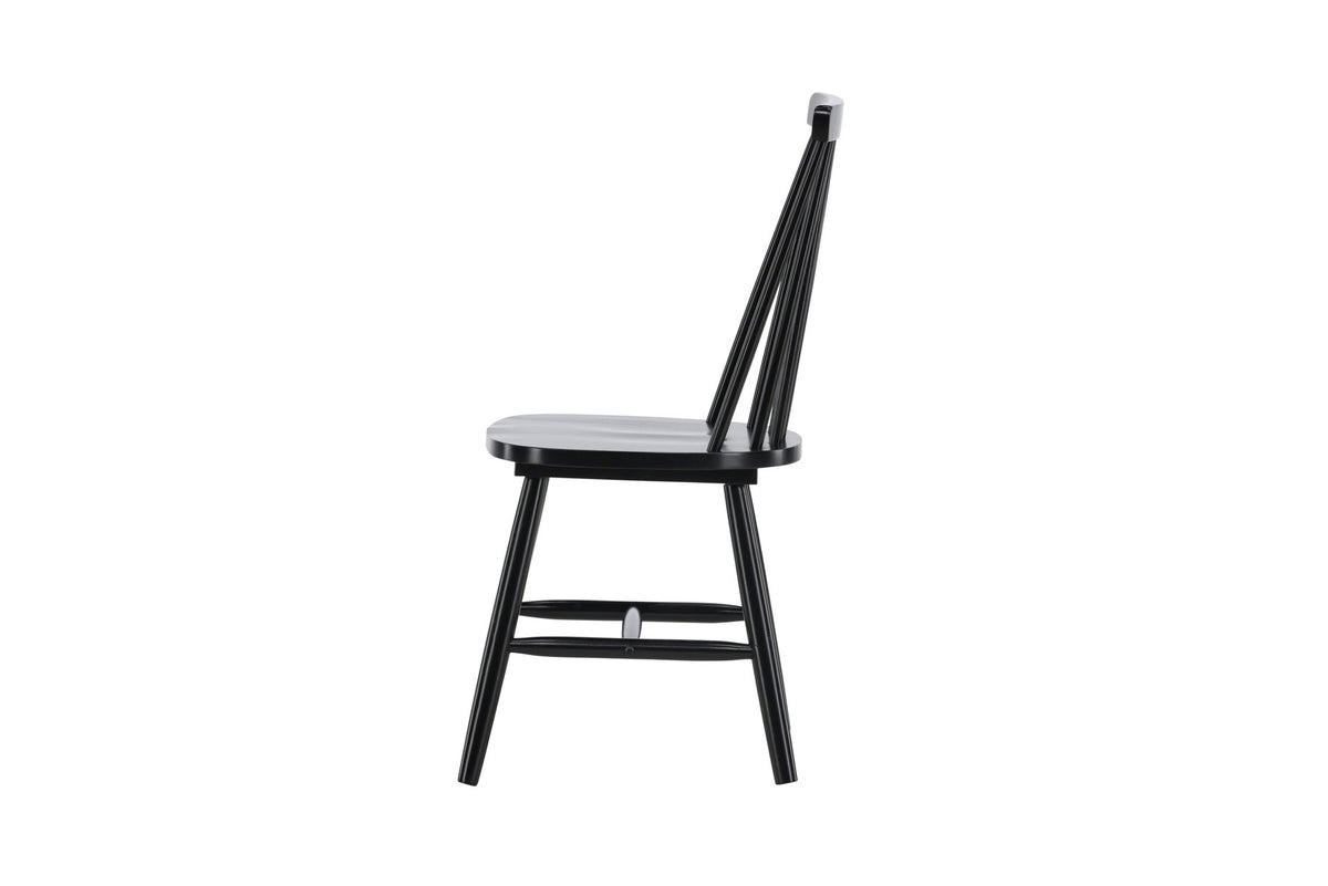 Lönneberga Esszimmerstuhl in Schwarz präsentiert im Onlineshop von KAQTU Design AG. Stuhl ist von Venture Home