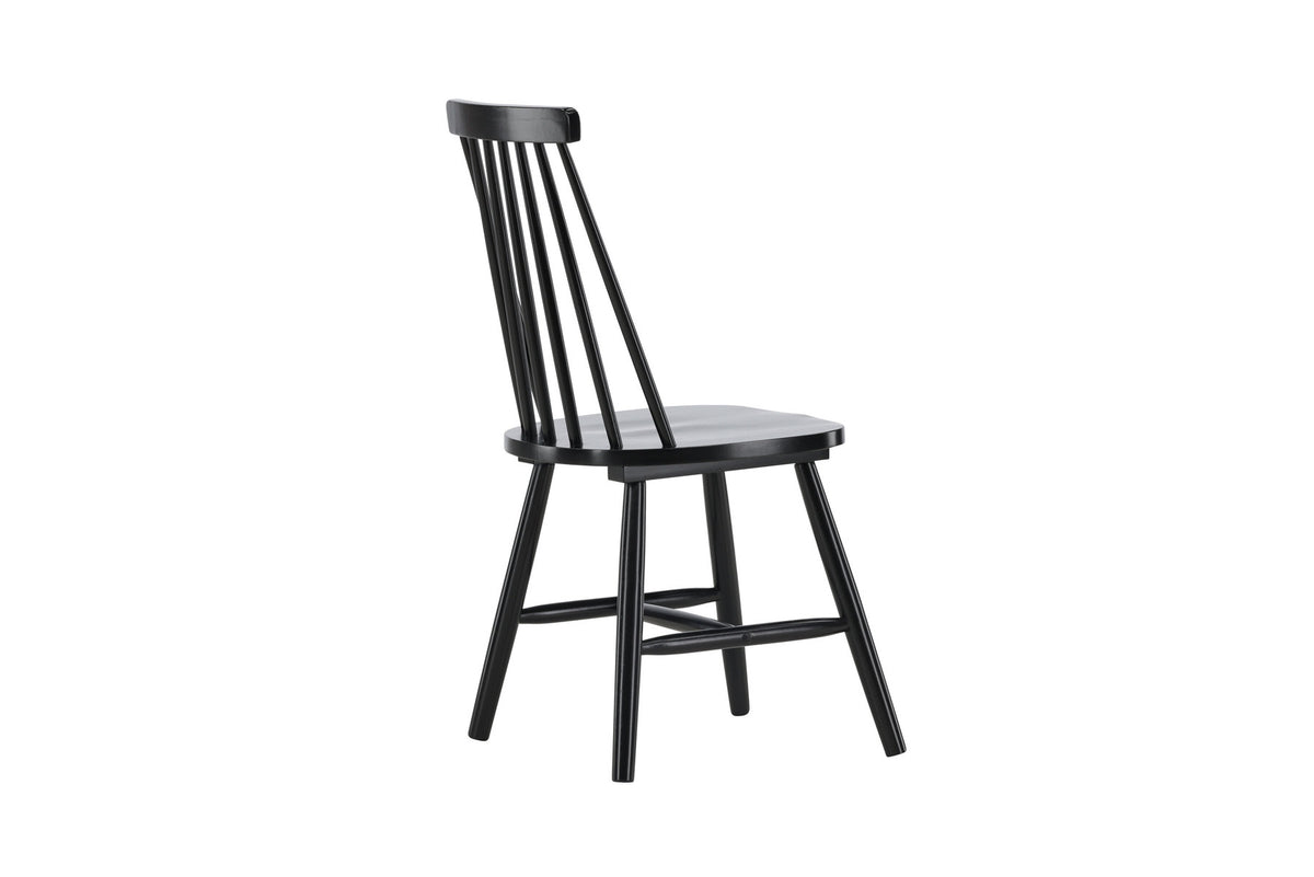 Lönneberga Esszimmerstuhl in Schwarz präsentiert im Onlineshop von KAQTU Design AG. Stuhl ist von Venture Home
