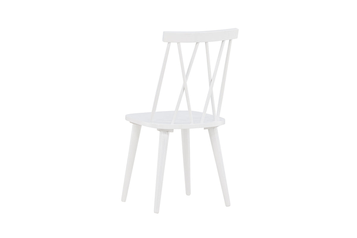 Mariette Esszimmerstuhl in Weiss präsentiert im Onlineshop von KAQTU Design AG. Stuhl ist von Venture Home