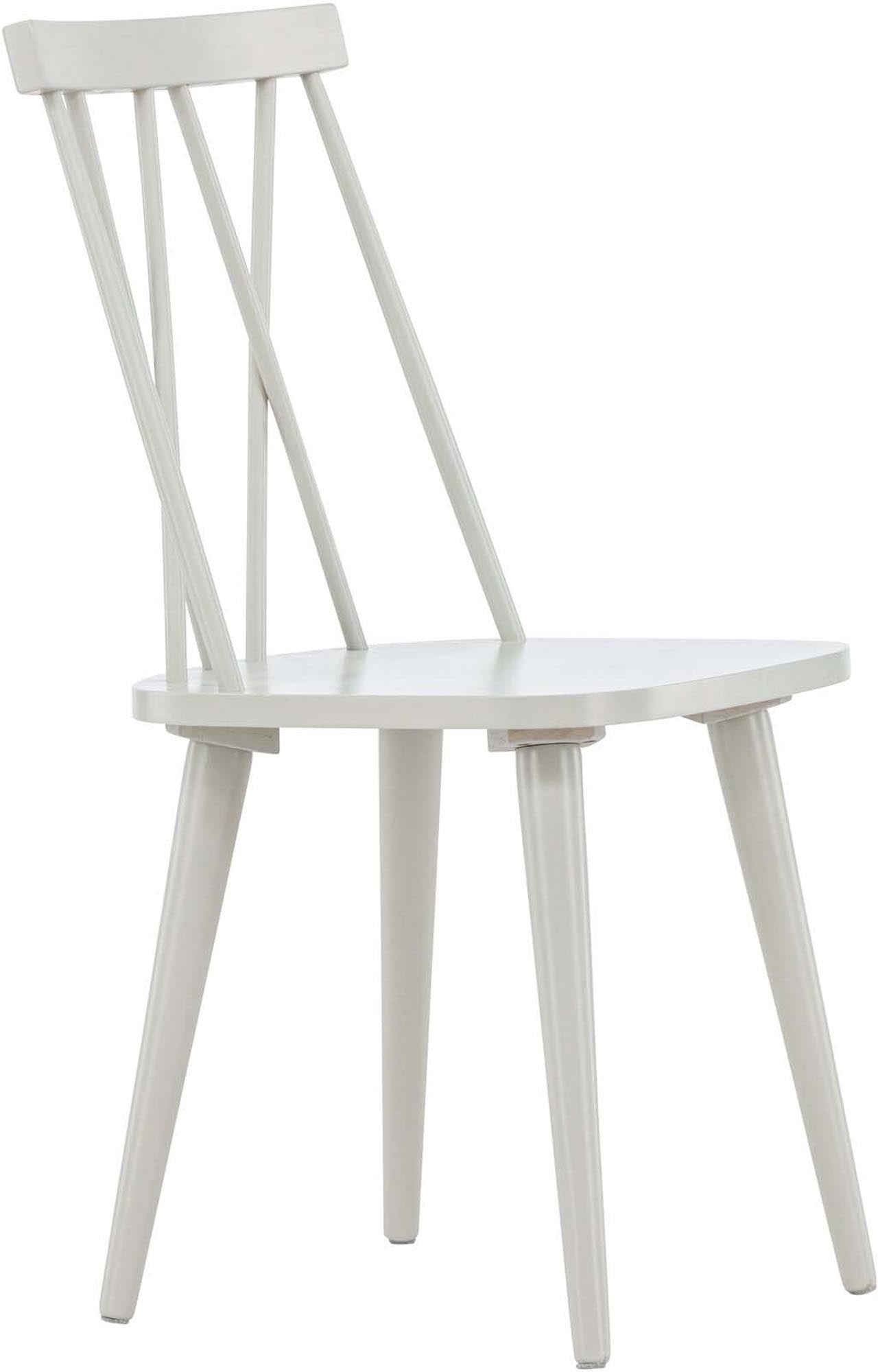 Eleganter Mariette Esszimmerstuhl von Venture Home: Langlebiges Gummibaumholz, ergonomisch geformt und ideal für Esszimmer, Küche oder Home Office.