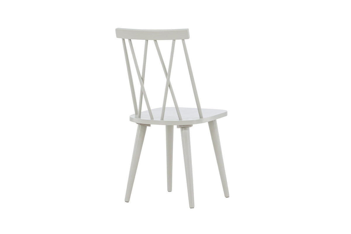 Mariette Esszimmerstuhl in Hellgrau präsentiert im Onlineshop von KAQTU Design AG. Stuhl ist von Venture Home
