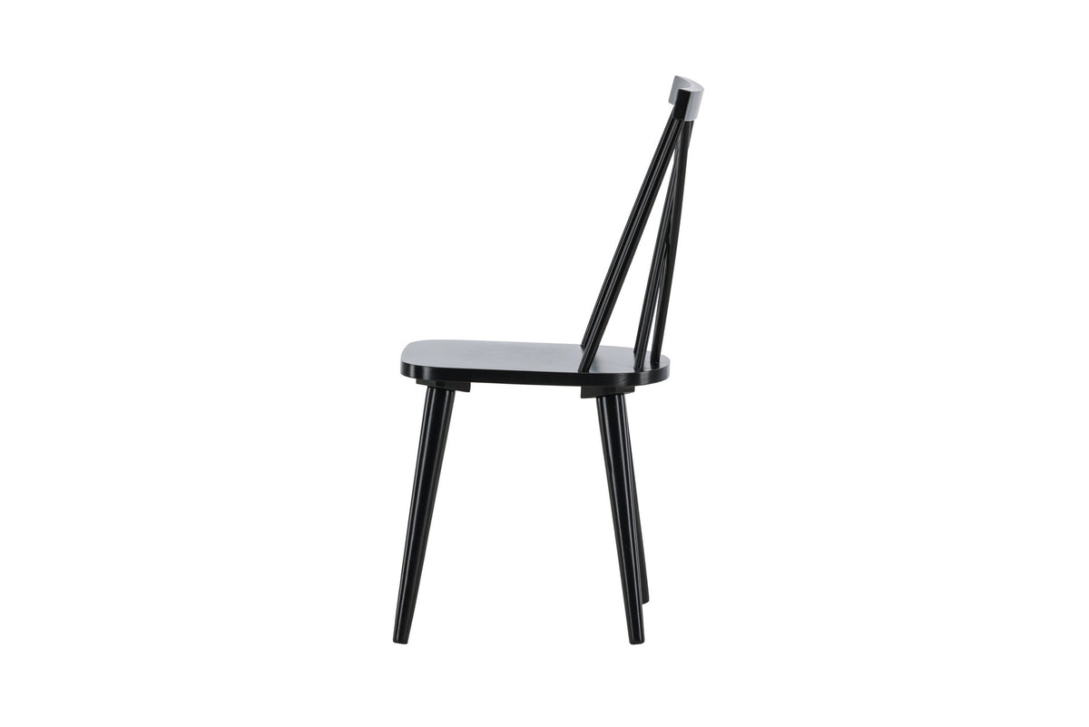 Mariette Esszimmerstuhl in Schwarz präsentiert im Onlineshop von KAQTU Design AG. Stuhl ist von Venture Home