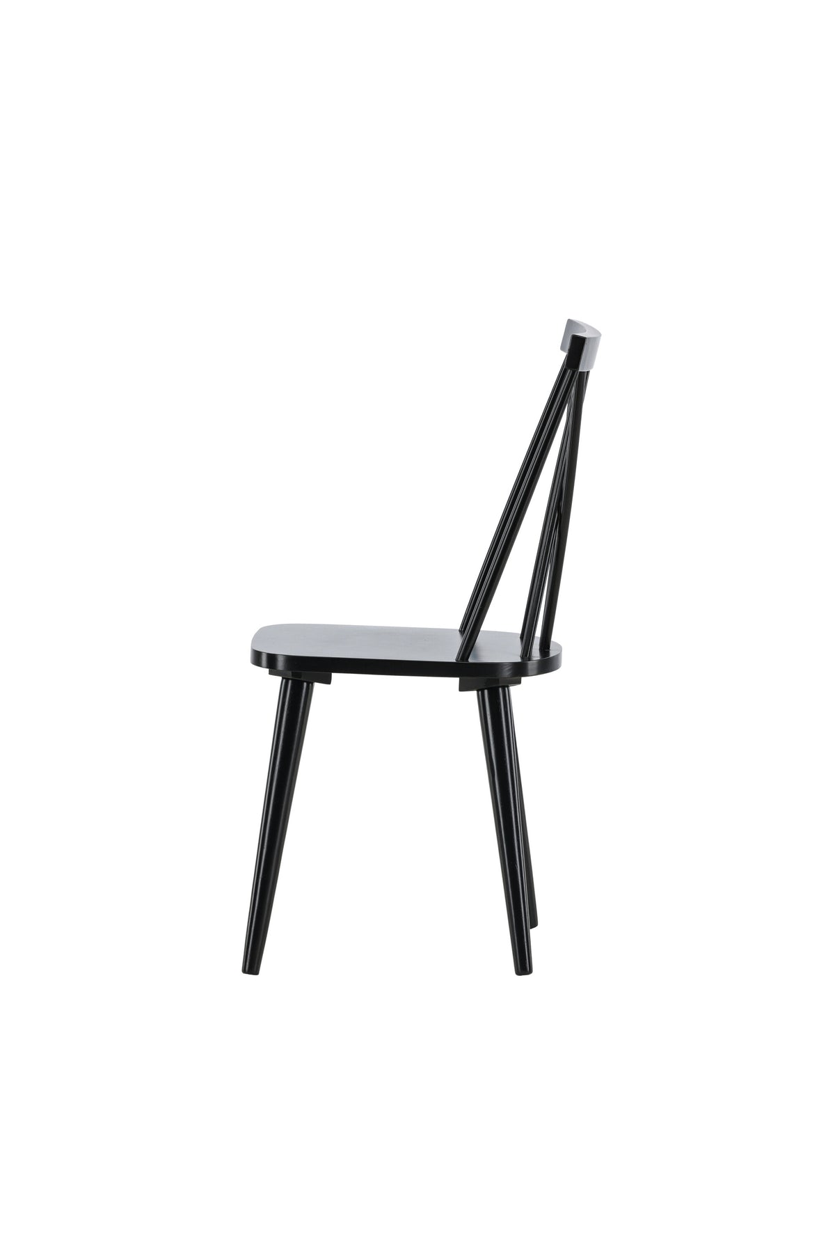 Mariette Esszimmerstuhl in Schwarz präsentiert im Onlineshop von KAQTU Design AG. Stuhl ist von Venture Home