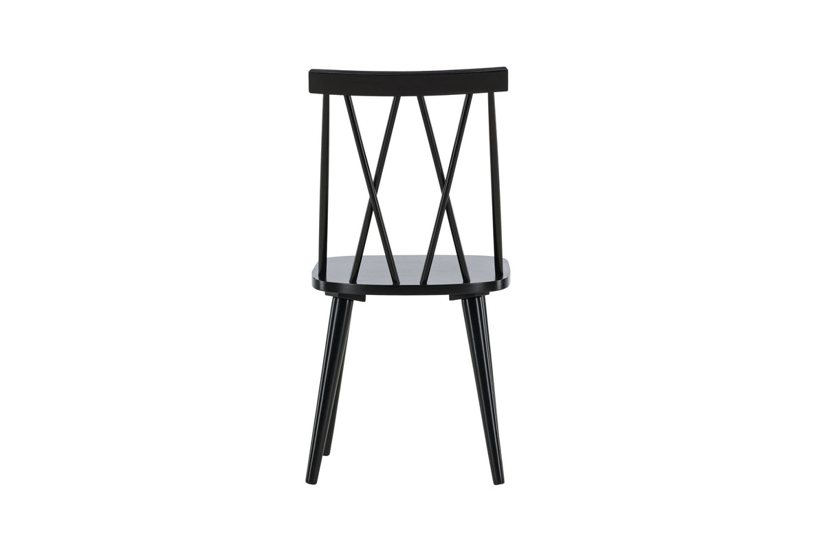 Mariette Esszimmerstuhl in Schwarz präsentiert im Onlineshop von KAQTU Design AG. Stuhl ist von Venture Home