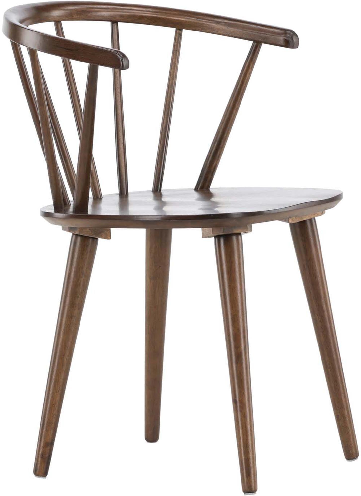 Bobby Esszimmerstuhl von Venture Home: Eleganz und Langlebigkeit aus Gummibaumholz für einladende Esszimmermomente.