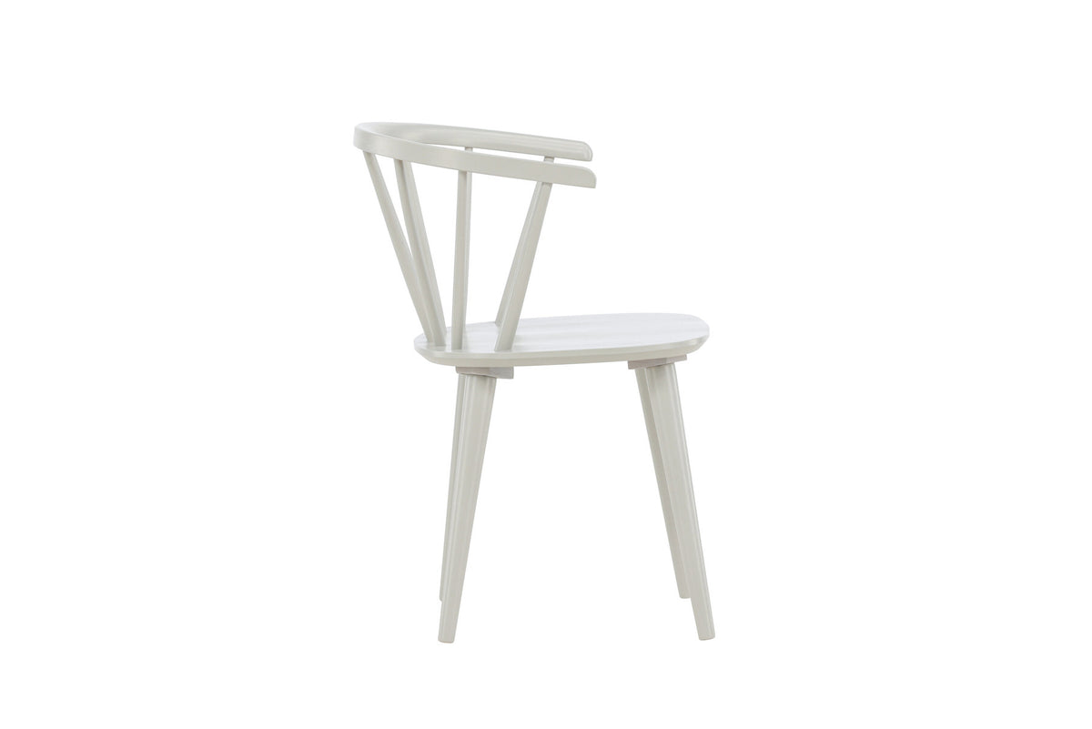 Bobby Esszimmerstuhl in Hellgrau präsentiert im Onlineshop von KAQTU Design AG. Stuhl ist von Venture Home