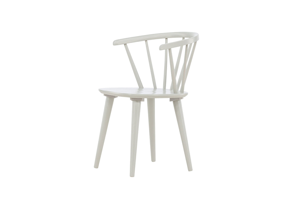 Bobby Esszimmerstuhl in Hellgrau präsentiert im Onlineshop von KAQTU Design AG. Stuhl ist von Venture Home