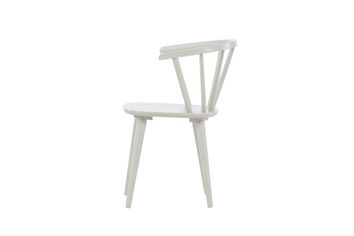 Bobby Esszimmerstuhl in Hellgrau präsentiert im Onlineshop von KAQTU Design AG. Stuhl ist von Venture Home