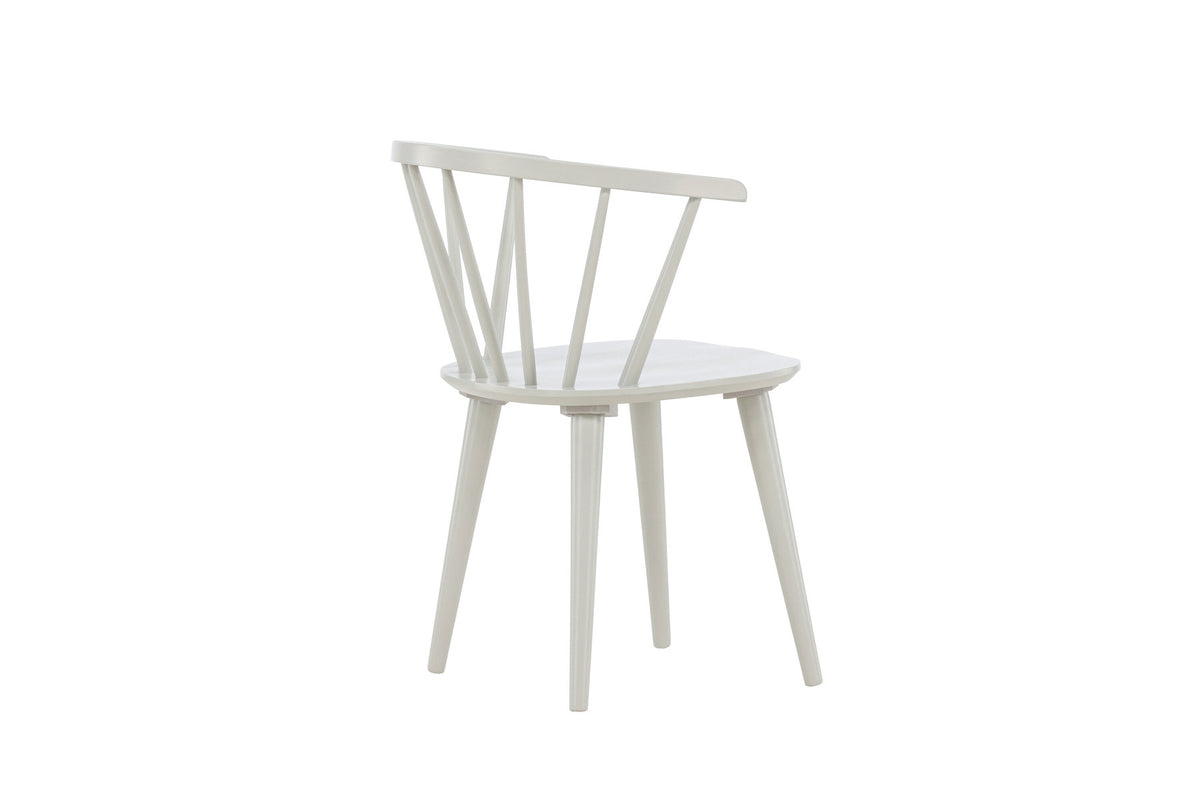 Bobby Esszimmerstuhl in Hellgrau präsentiert im Onlineshop von KAQTU Design AG. Stuhl ist von Venture Home