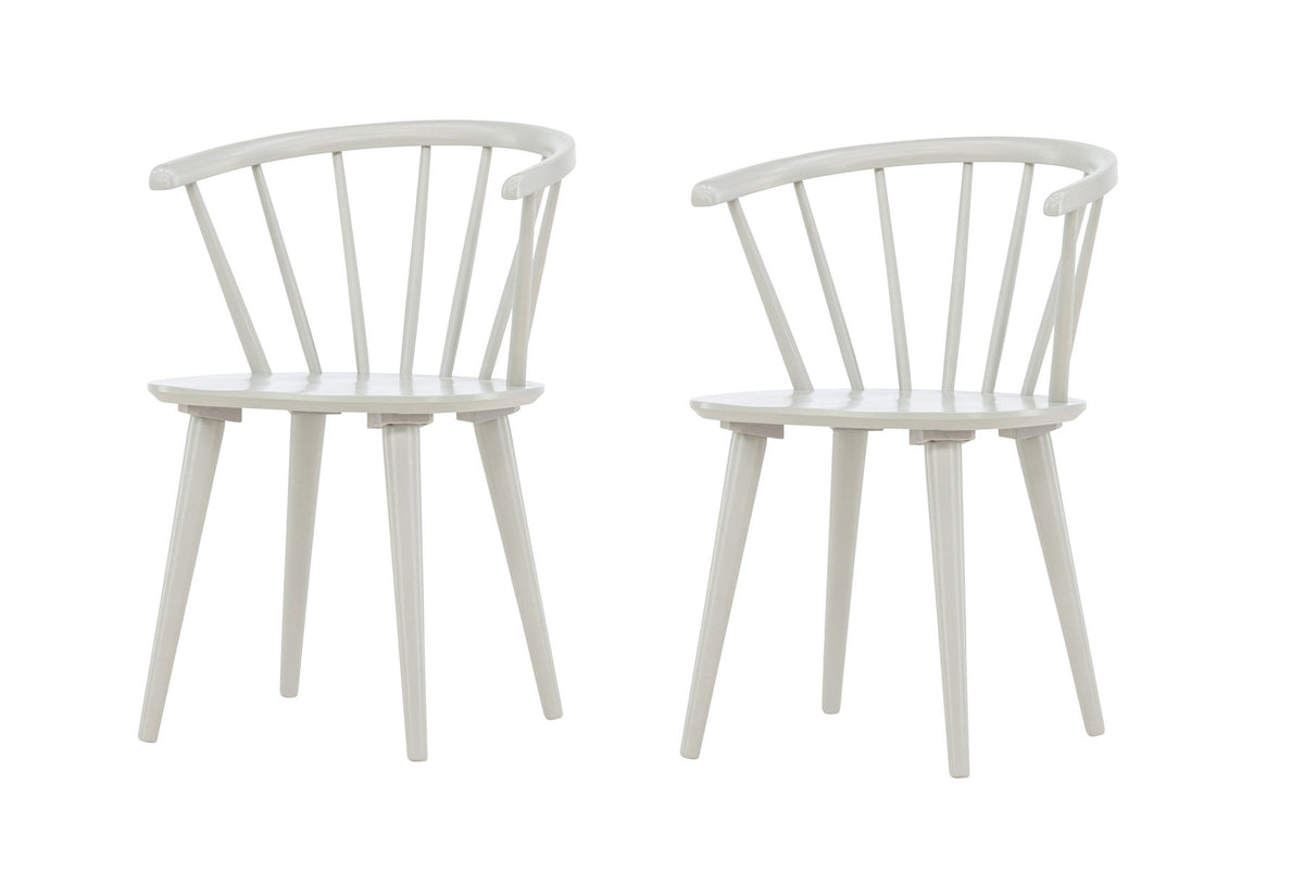 Bobby Esszimmerstuhl in Hellgrau präsentiert im Onlineshop von KAQTU Design AG. Stuhl ist von Venture Home