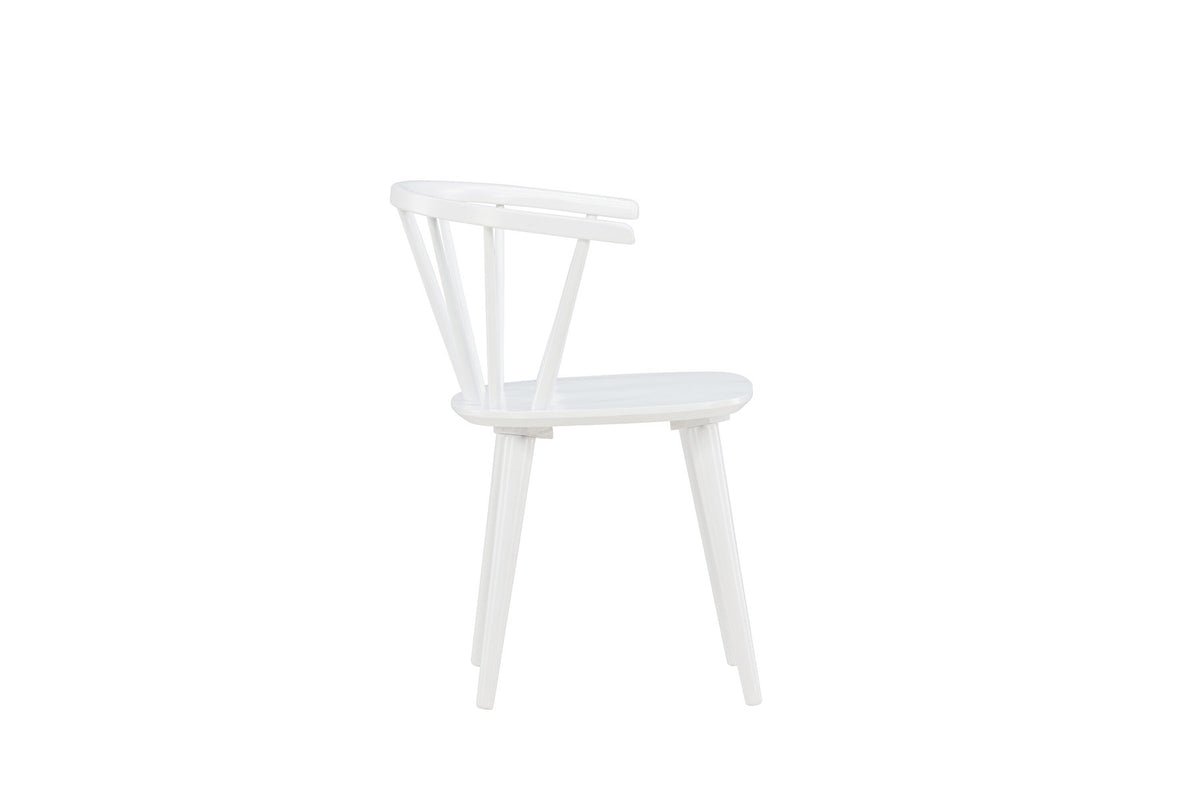 Bobby Esszimmerstuhl in Weiss präsentiert im Onlineshop von KAQTU Design AG. Stuhl ist von Venture Home