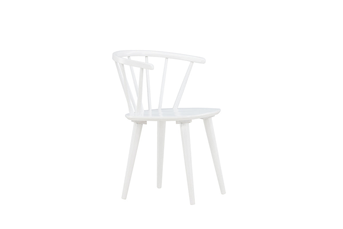 Bobby Esszimmerstuhl in Weiss präsentiert im Onlineshop von KAQTU Design AG. Stuhl ist von Venture Home