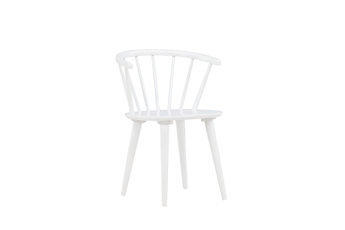 Bobby Esszimmerstuhl in Weiss präsentiert im Onlineshop von KAQTU Design AG. Stuhl ist von Venture Home