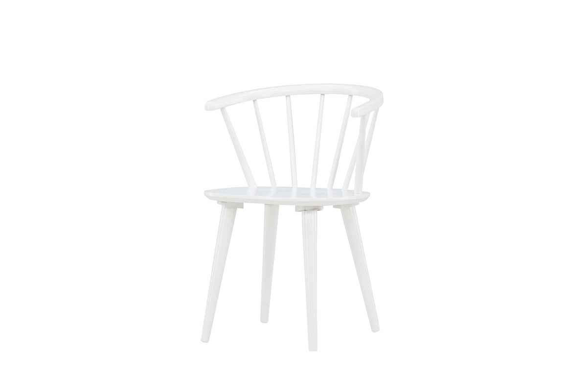 Bobby Esszimmerstuhl in Weiss präsentiert im Onlineshop von KAQTU Design AG. Stuhl ist von Venture Home
