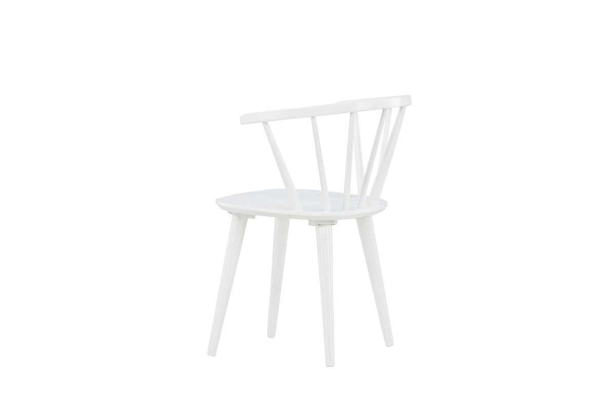 Bobby Esszimmerstuhl in Weiss präsentiert im Onlineshop von KAQTU Design AG. Stuhl ist von Venture Home