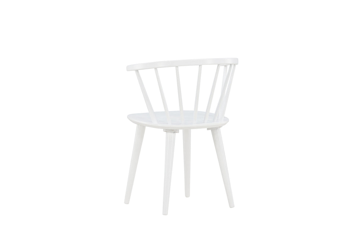 Bobby Esszimmerstuhl in Weiss präsentiert im Onlineshop von KAQTU Design AG. Stuhl ist von Venture Home