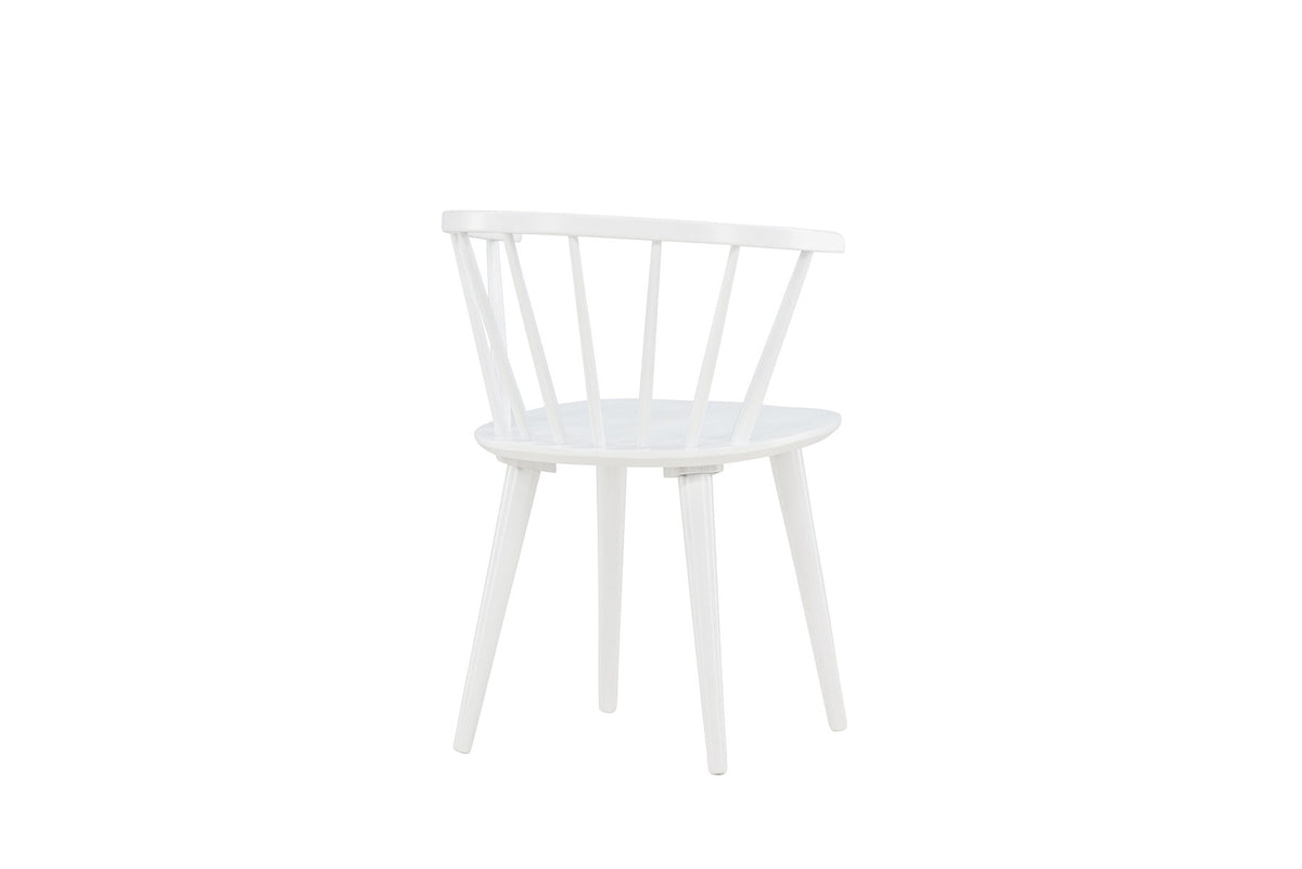 Bobby Esszimmerstuhl in Weiss präsentiert im Onlineshop von KAQTU Design AG. Stuhl ist von Venture Home