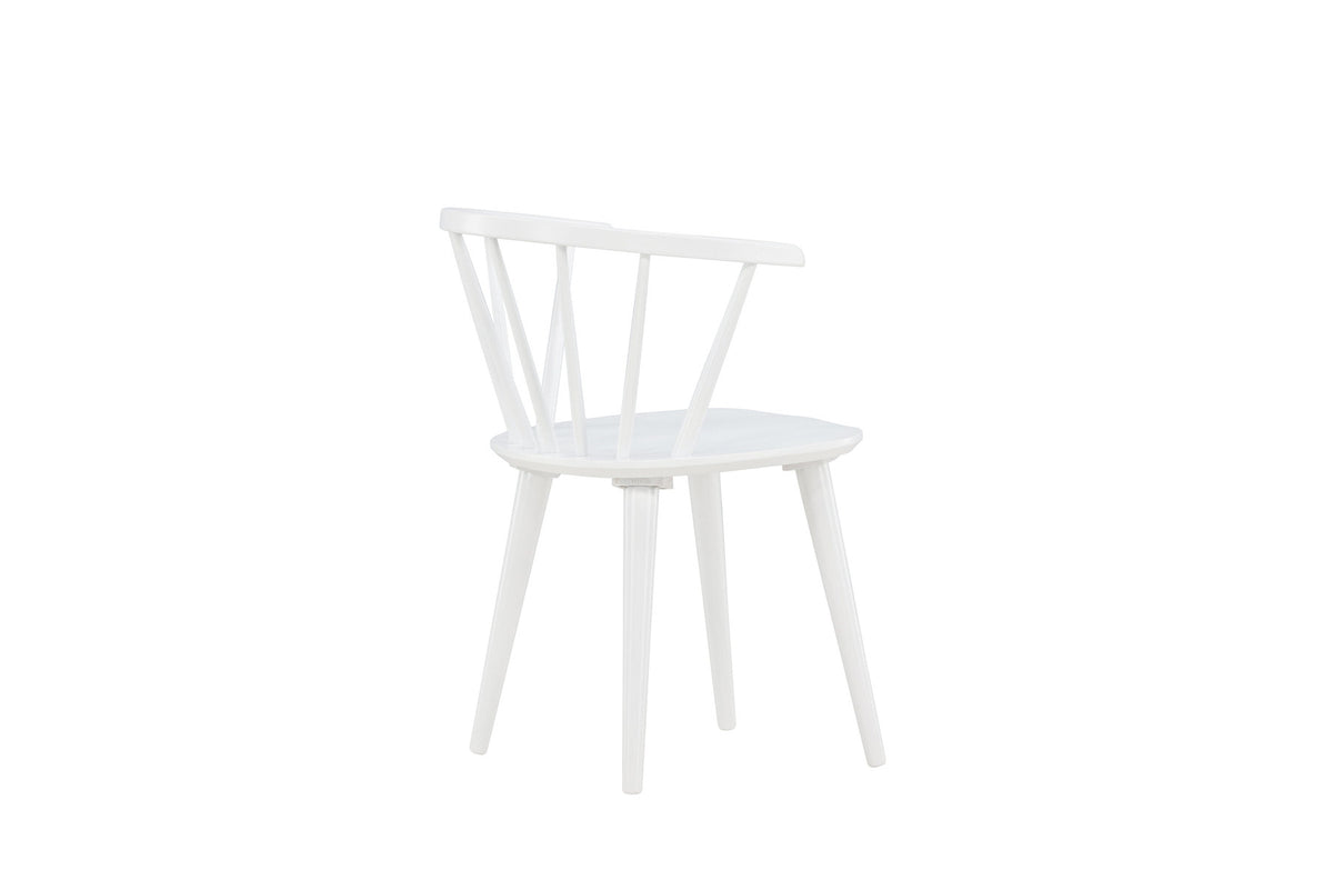 Bobby Esszimmerstuhl in Weiss präsentiert im Onlineshop von KAQTU Design AG. Stuhl ist von Venture Home