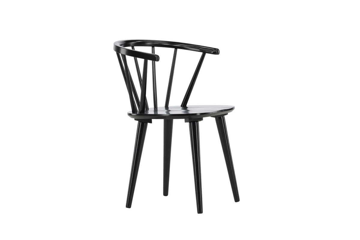 Bobby Esszimmerstuhl in Schwarz präsentiert im Onlineshop von KAQTU Design AG. Stuhl ist von Venture Home