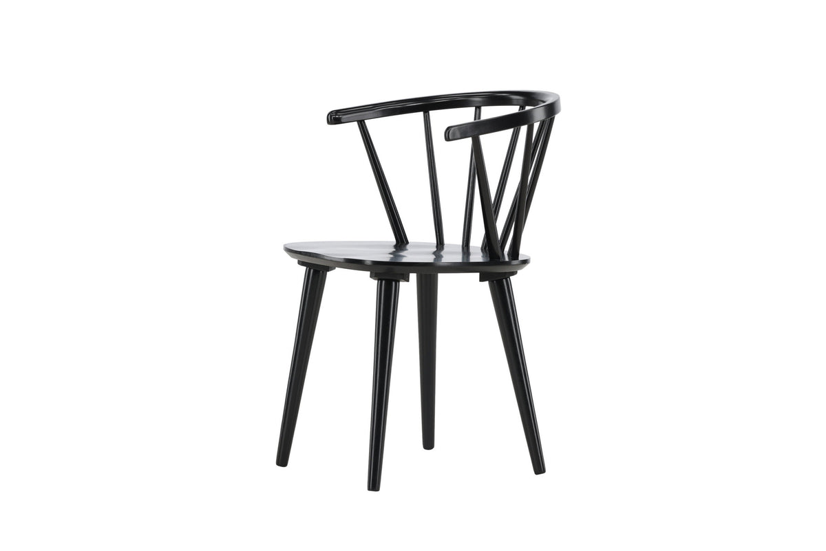 Bobby Esszimmerstuhl in Schwarz präsentiert im Onlineshop von KAQTU Design AG. Stuhl ist von Venture Home