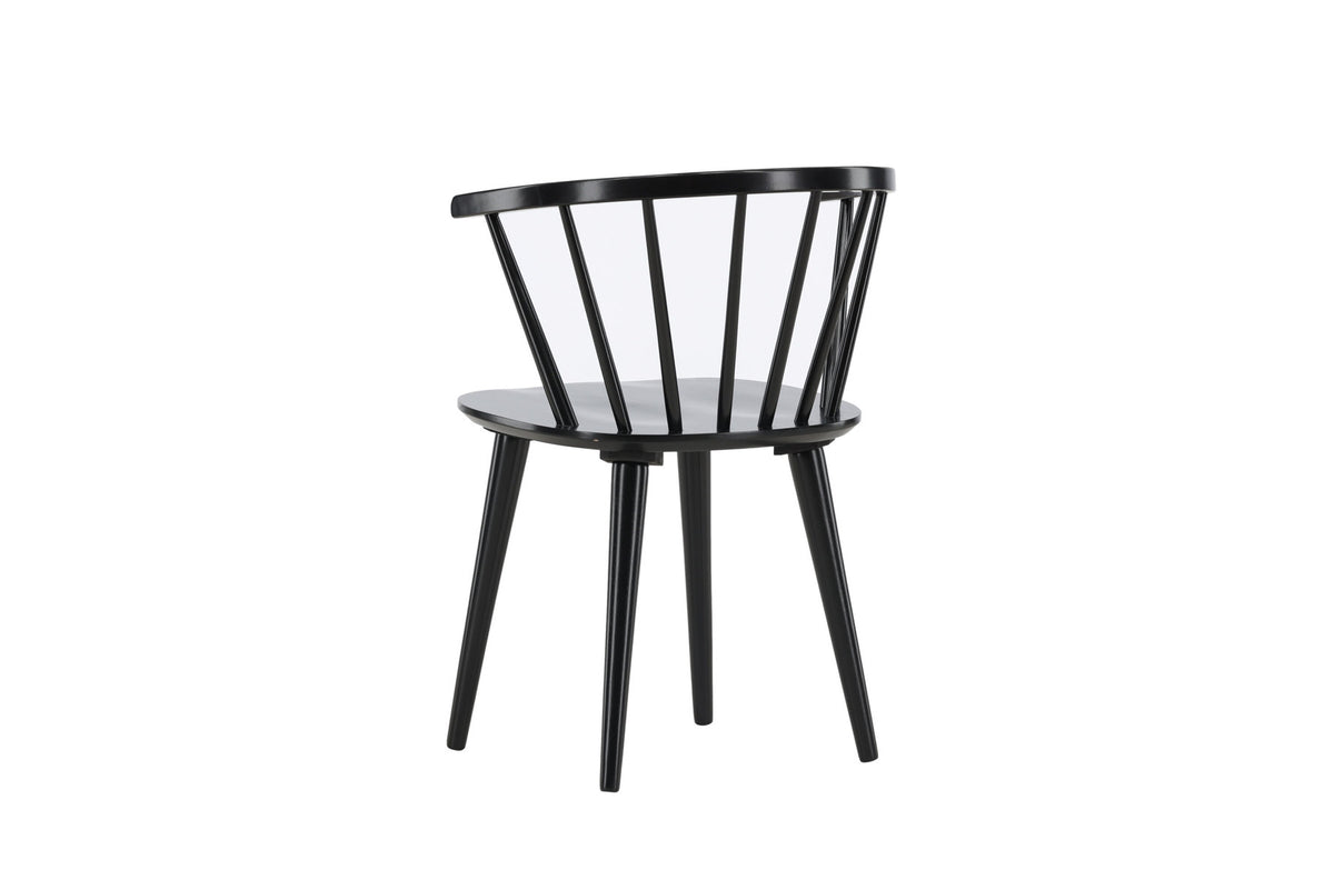 Bobby Esszimmerstuhl in Schwarz präsentiert im Onlineshop von KAQTU Design AG. Stuhl ist von Venture Home