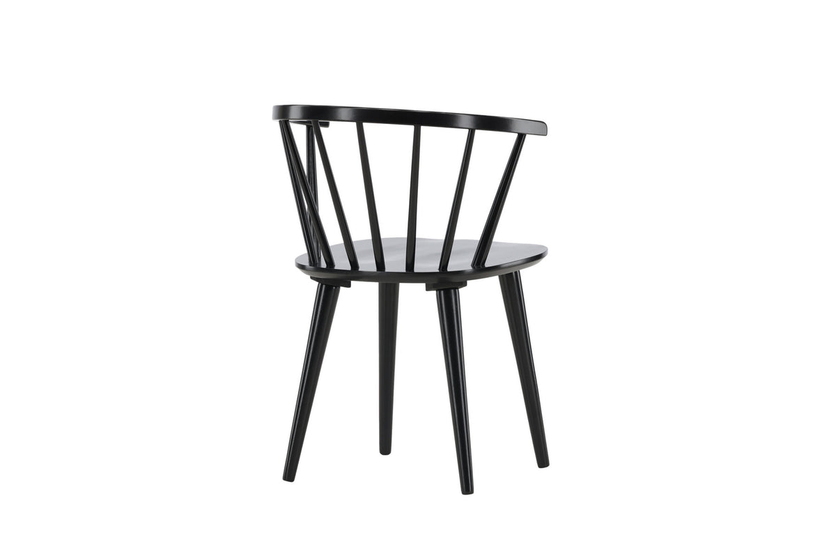 Bobby Esszimmerstuhl in Schwarz präsentiert im Onlineshop von KAQTU Design AG. Stuhl ist von Venture Home
