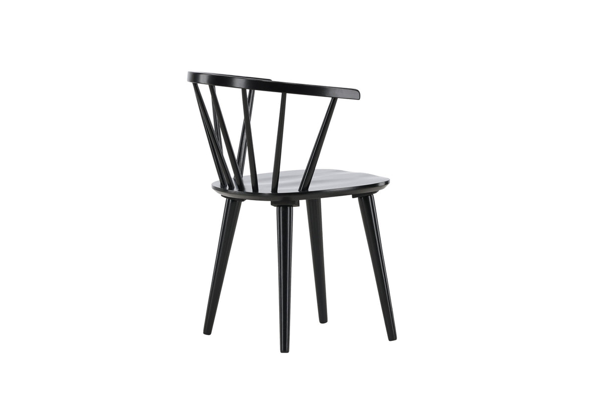 Bobby Esszimmerstuhl in Schwarz präsentiert im Onlineshop von KAQTU Design AG. Stuhl ist von Venture Home
