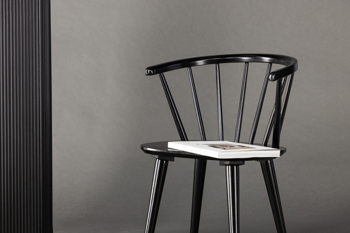 Bobby Esszimmerstuhl in Schwarz präsentiert im Onlineshop von KAQTU Design AG. Stuhl ist von Venture Home