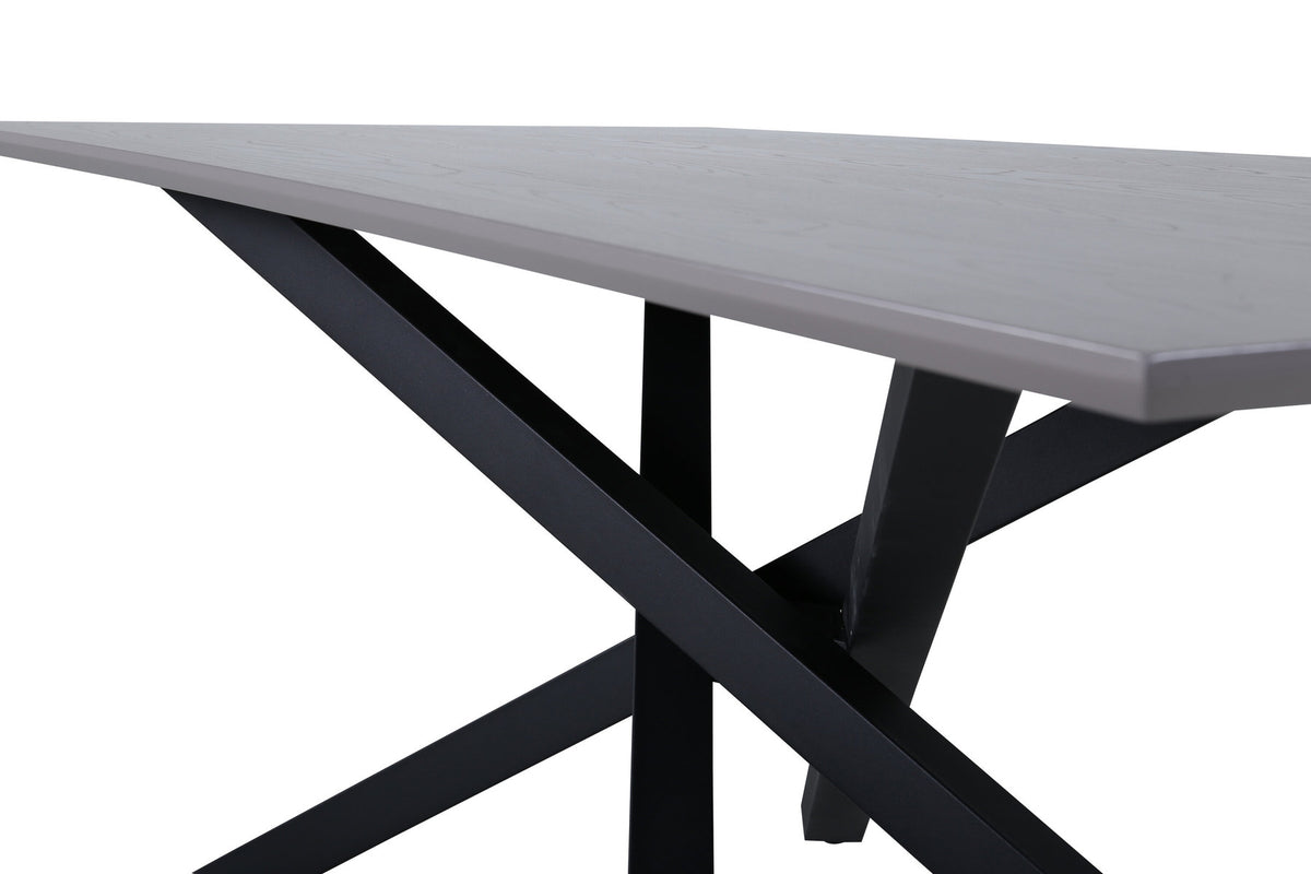 Piazza Esstisch in Schwarz / Grau präsentiert im Onlineshop von KAQTU Design AG. Esstisch ist von Venture Home