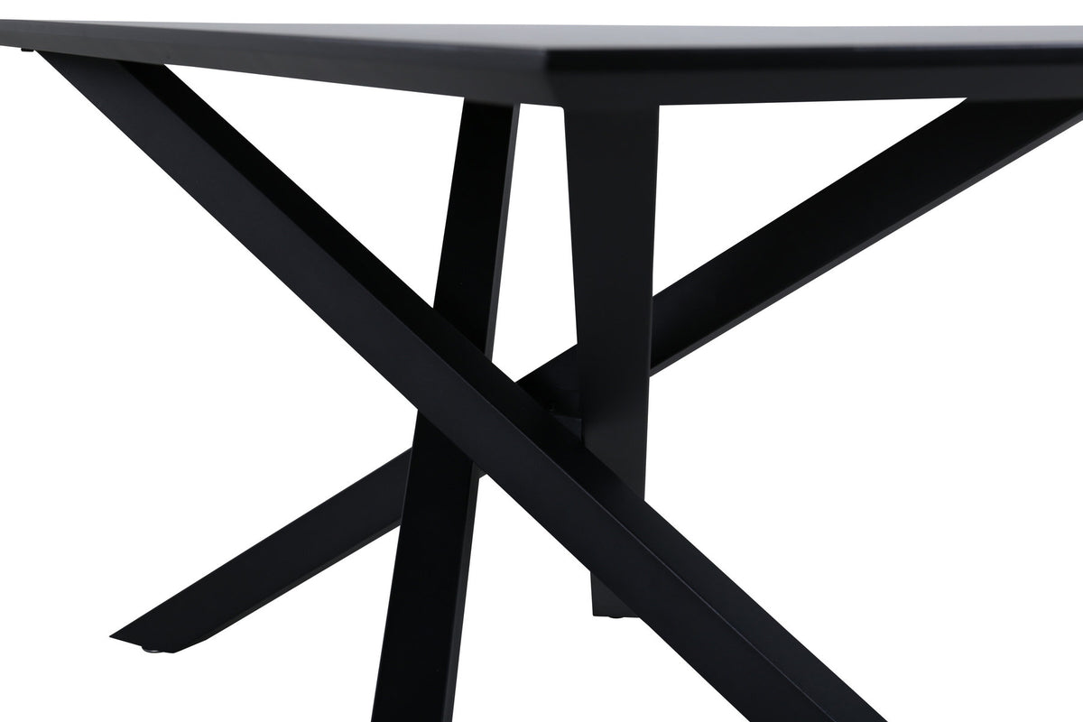 Piazza Esstisch in Schwarz präsentiert im Onlineshop von KAQTU Design AG. Esstisch ist von Venture Home