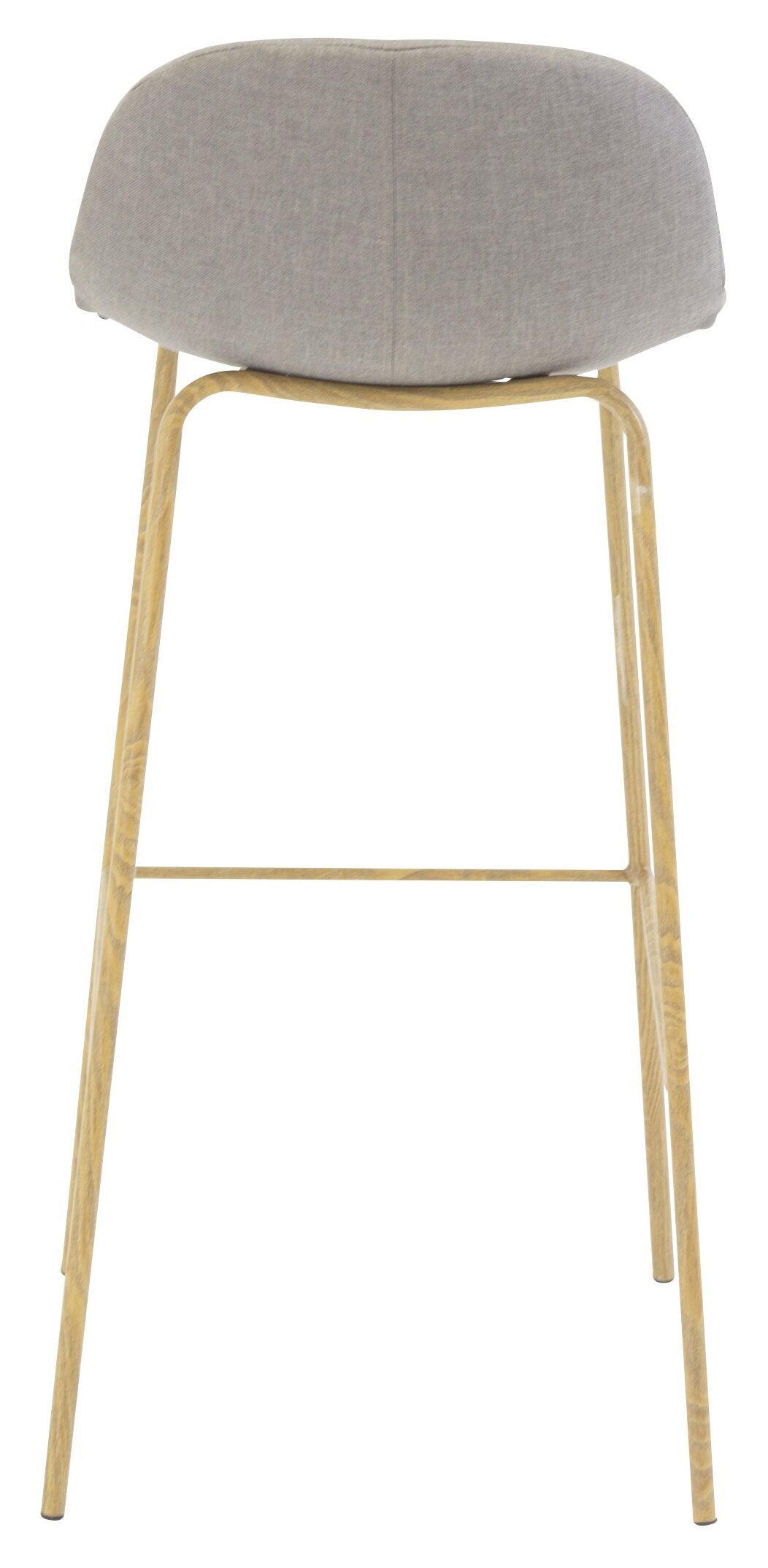 Polar Barstuhl in Grau/ Natur präsentiert im Onlineshop von KAQTU Design AG. Barstuhl ist von Venture Home
