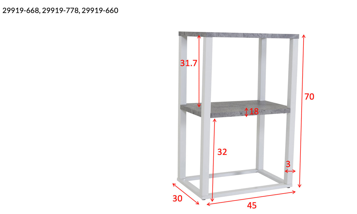 Rise Tisch in Weiss präsentiert im Onlineshop von KAQTU Design AG. Nachttisch ist von Venture Home