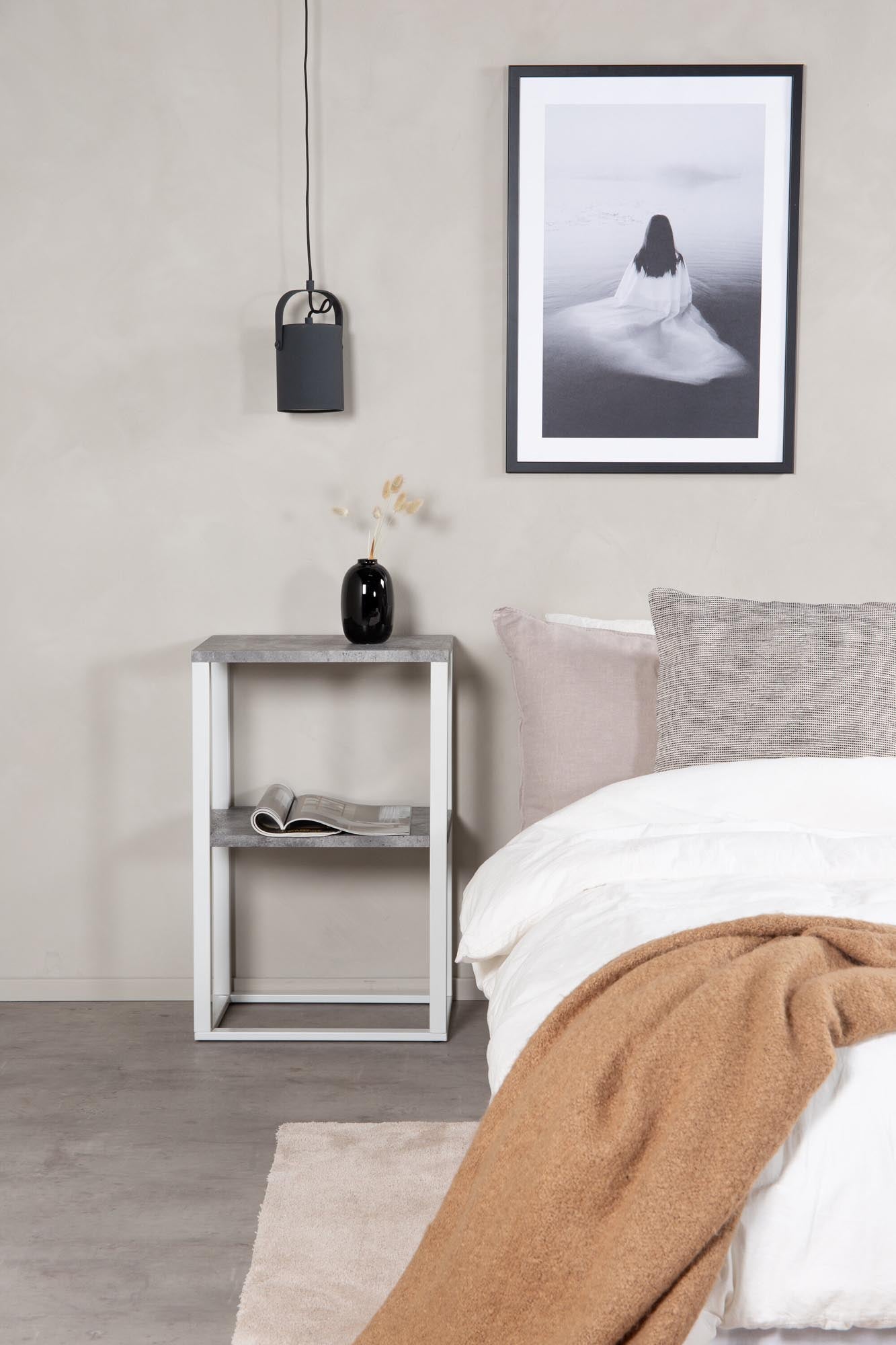 Rise Tisch in Weiss präsentiert im Onlineshop von KAQTU Design AG. Nachttisch ist von Venture Home