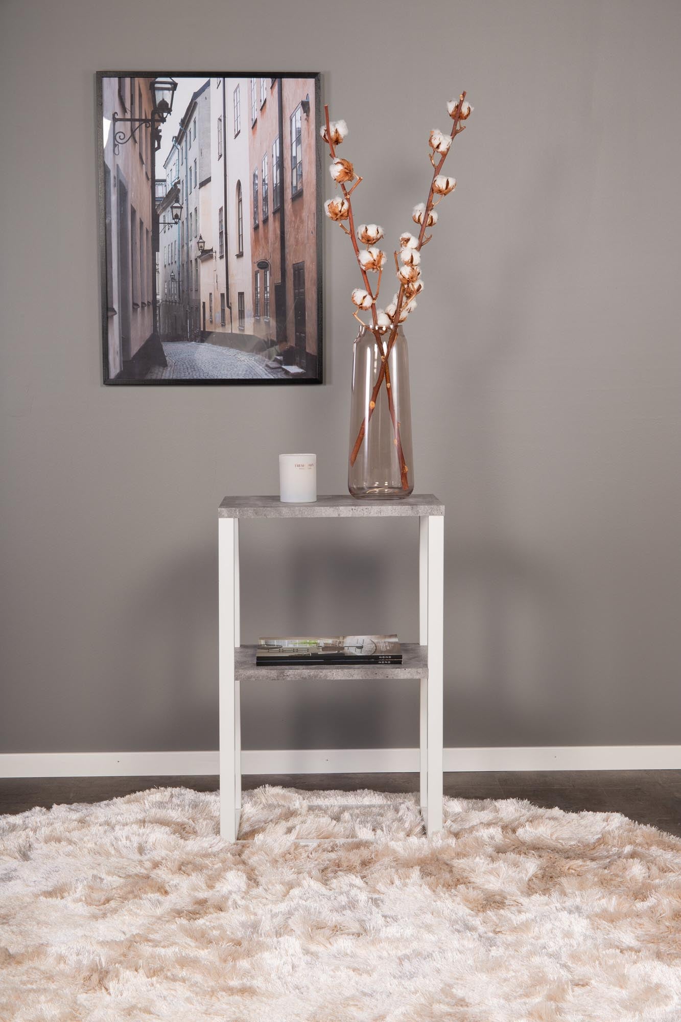 Rise Tisch in Weiss präsentiert im Onlineshop von KAQTU Design AG. Nachttisch ist von Venture Home