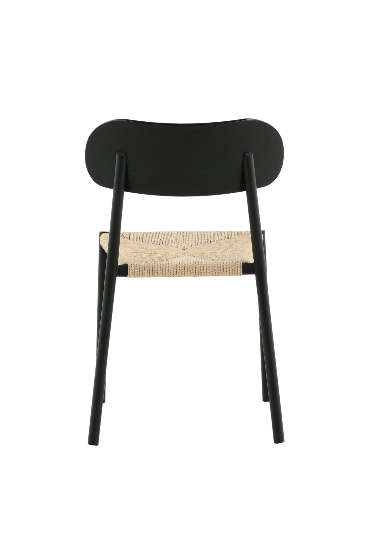 Polly Stuhl in Natur / Schwarz präsentiert im Onlineshop von KAQTU Design AG. Stuhl ist von Venture Home