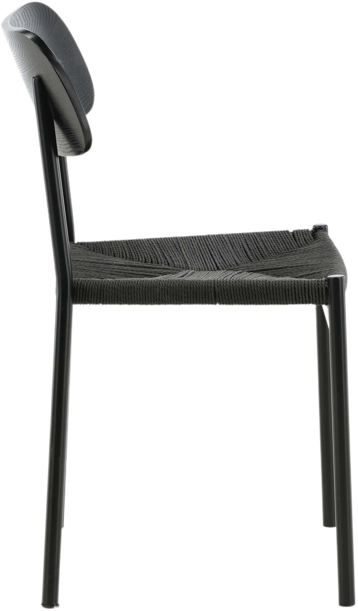 Polly Stuhl in Schwarz präsentiert im Onlineshop von KAQTU Design AG. Stuhl ist von Venture Home