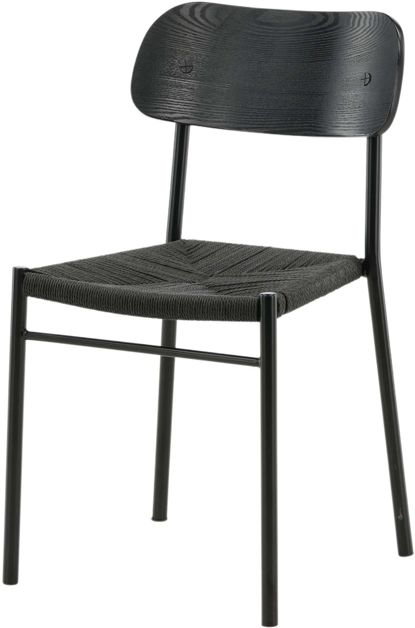 Polly Stuhl in Schwarz präsentiert im Onlineshop von KAQTU Design AG. Stuhl ist von Venture Home