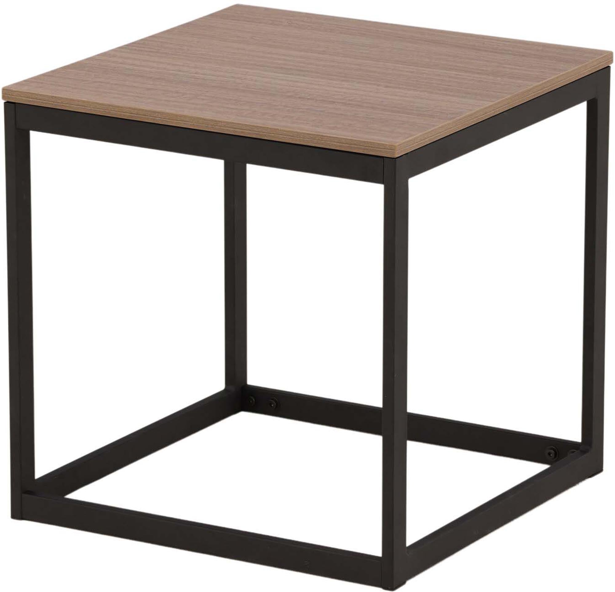 Stylischer Arbor Beistelltisch von Venture Home: Robuste MDF-Oberfläche und industrielles Stahlgestell für jeden Raum.