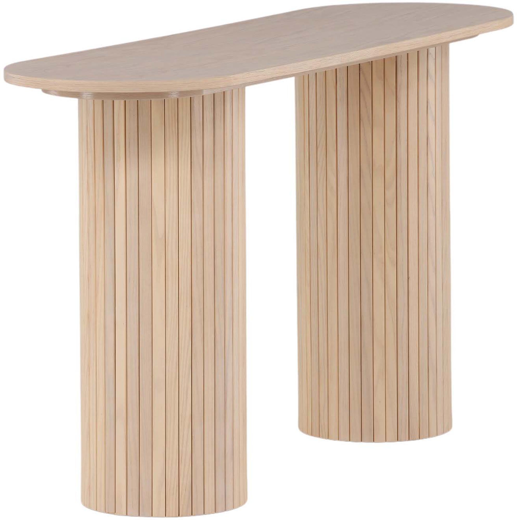 Stilvoller Bianca Konsolentisch von Venture Home in Mocca-Optik.