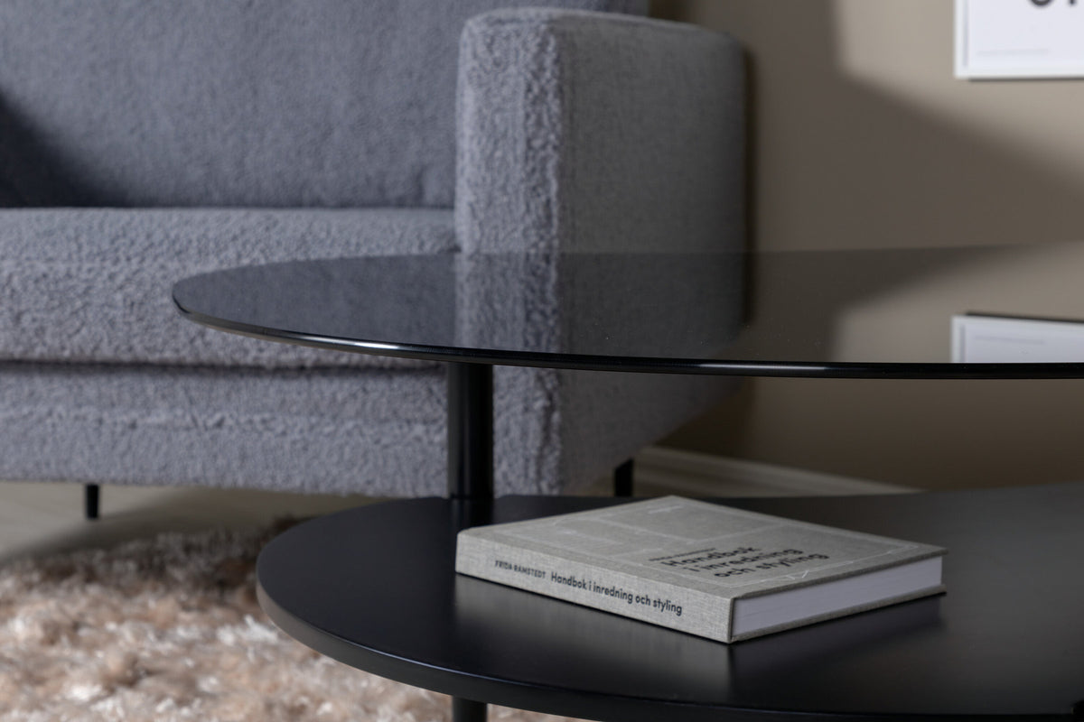 Egg Tisch in Schwarzgrau präsentiert im Onlineshop von KAQTU Design AG. Beistelltisch ist von Venture Home