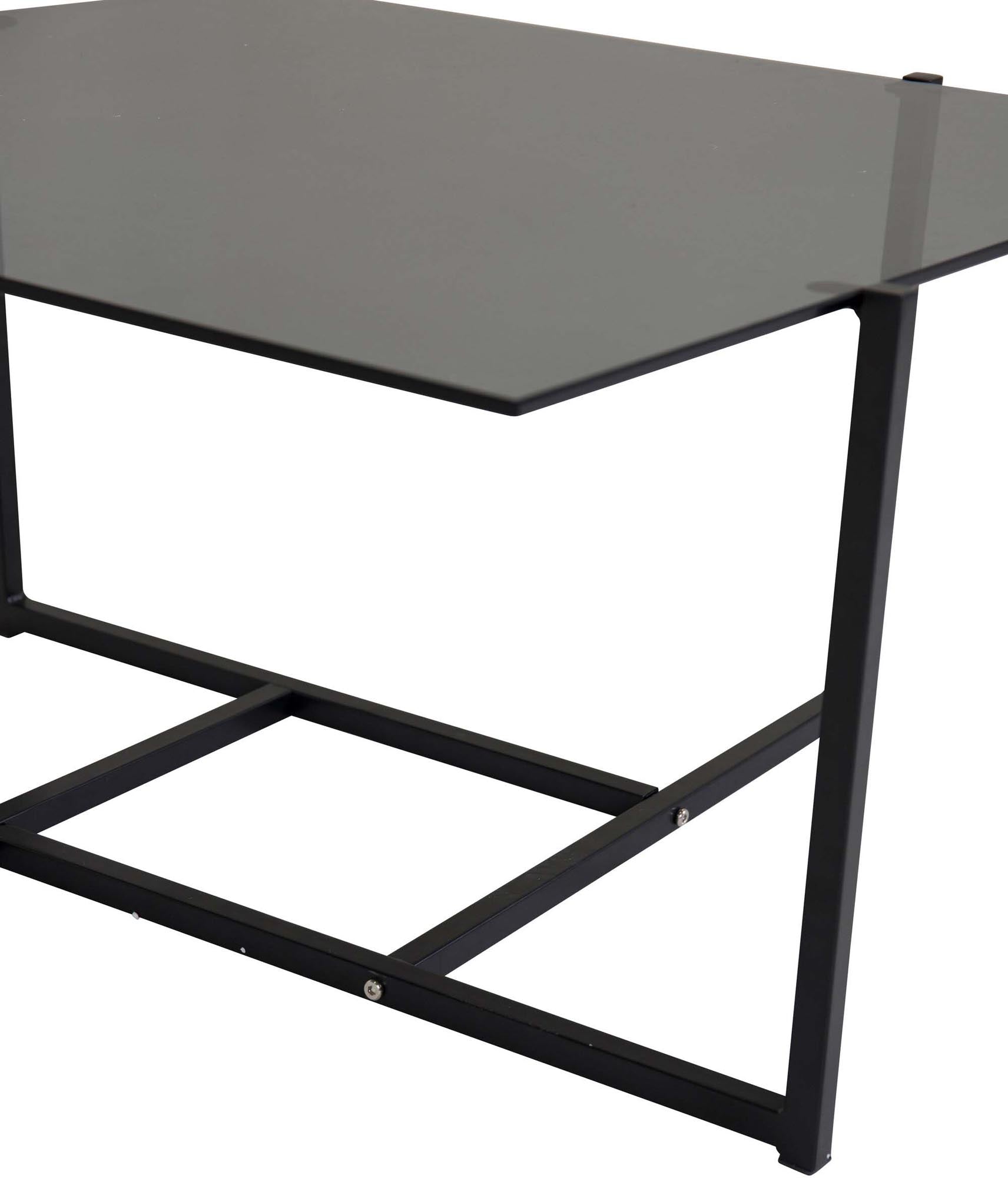 Erleben Sie den Hybrid Coffee Tisch von Venture Home: Elegante Terrazzo-Oberfläche, stabiler Stahlsockel und ideal für jeden Wohnstil.